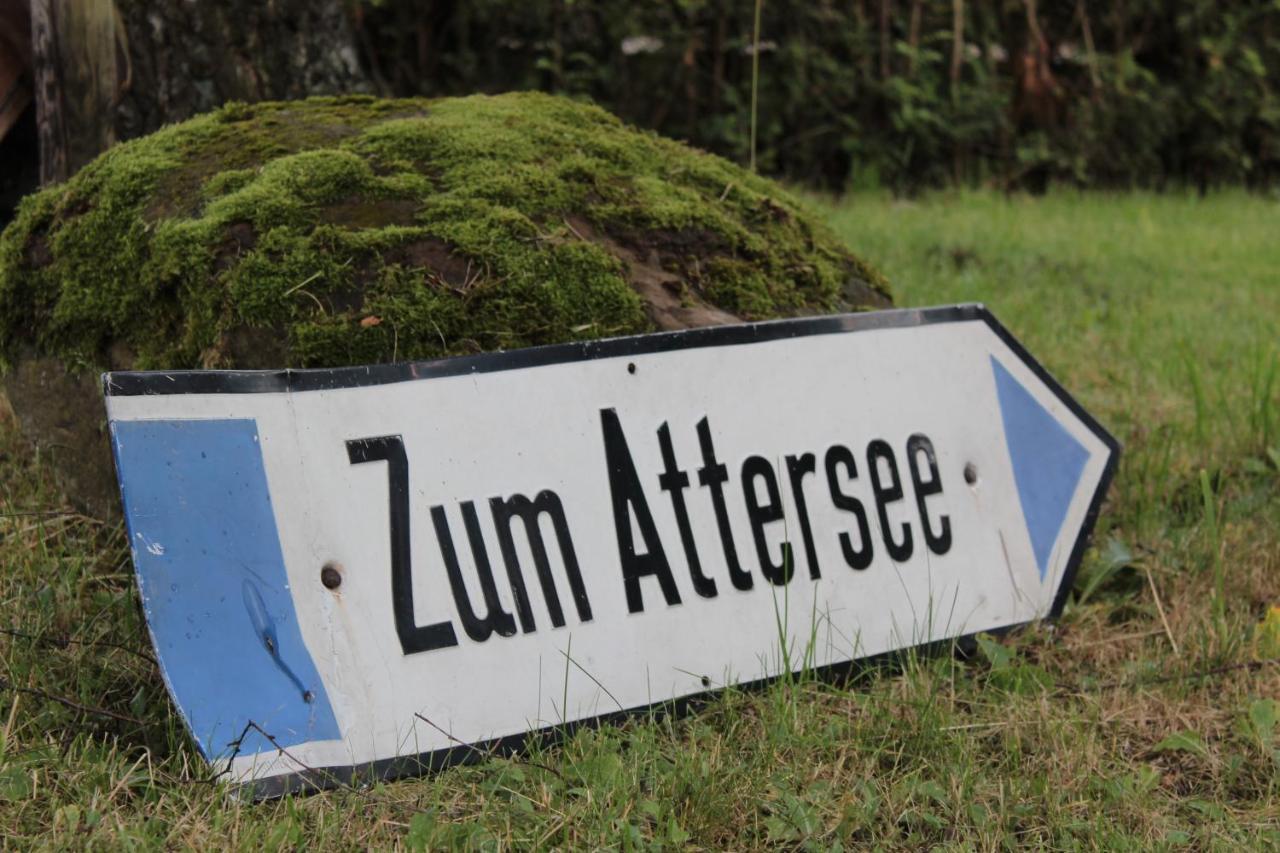 Ferienwohnungen Zum Attersee Lenzing Exterior foto